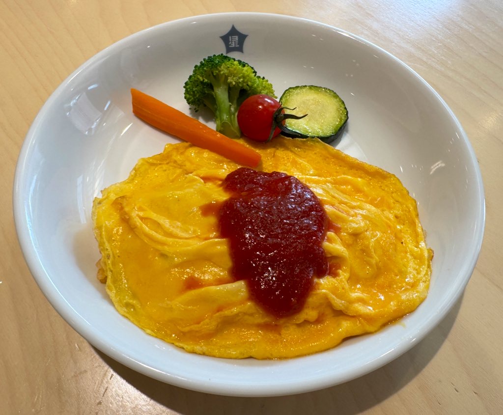 キッズオムライスの写真です。