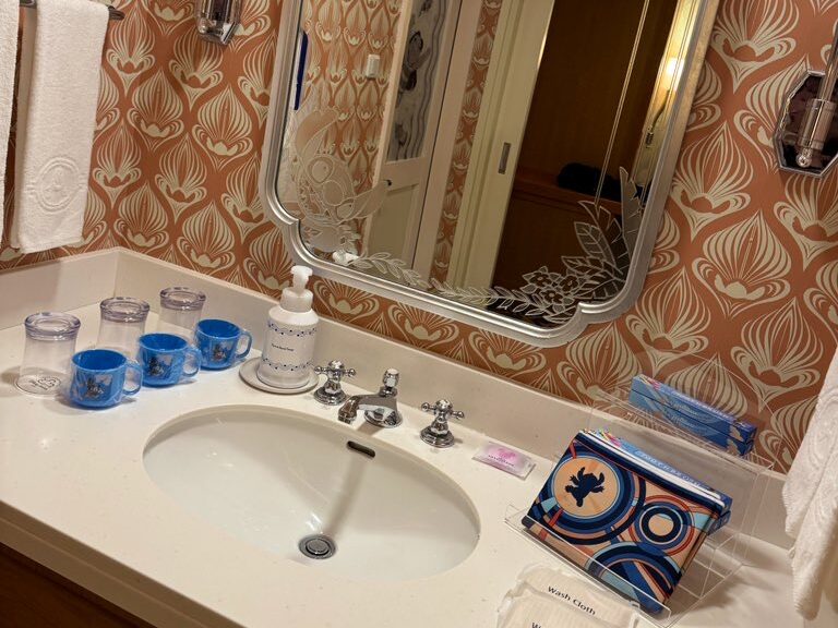 スティッチルームの洗面所です。