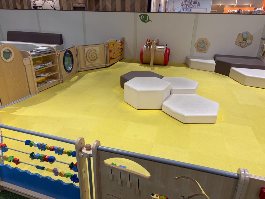 キッズ有明ガーデンのベビースペースです。