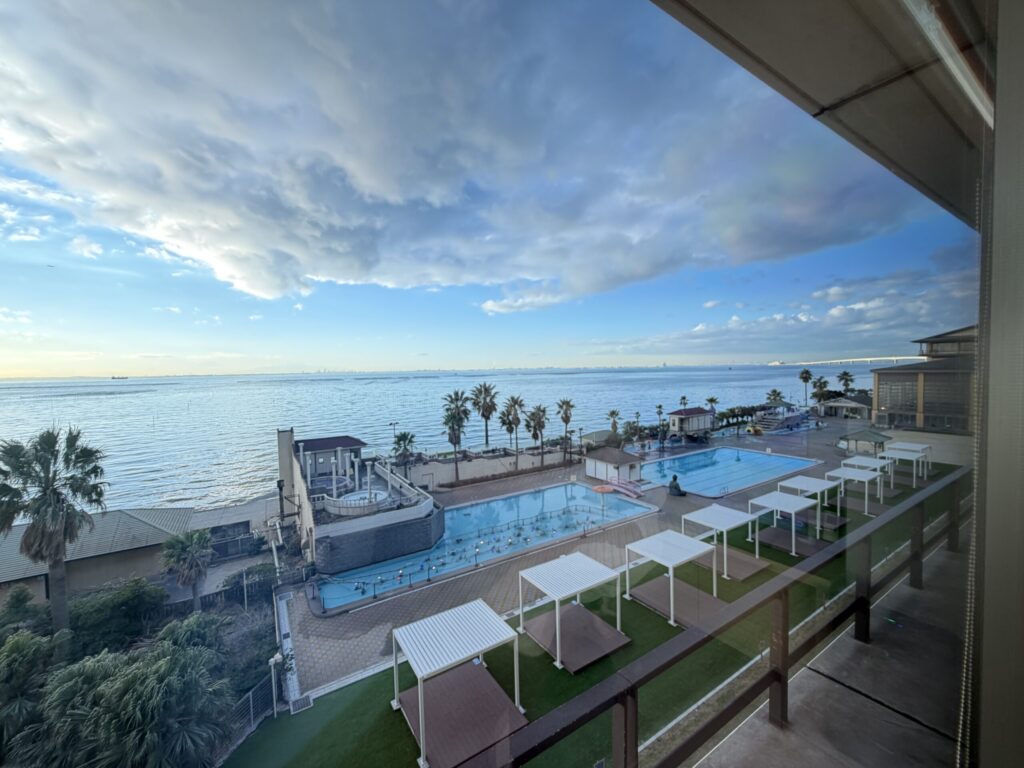 客室からの景色です。