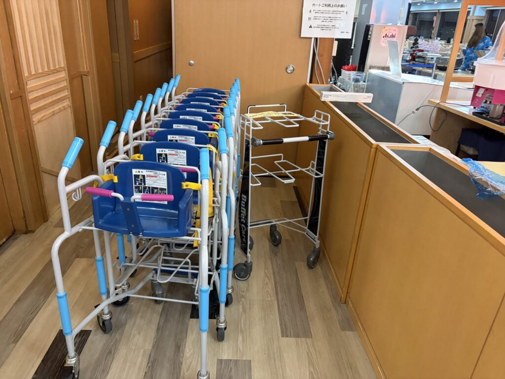 ビュッフェカートの写真です。