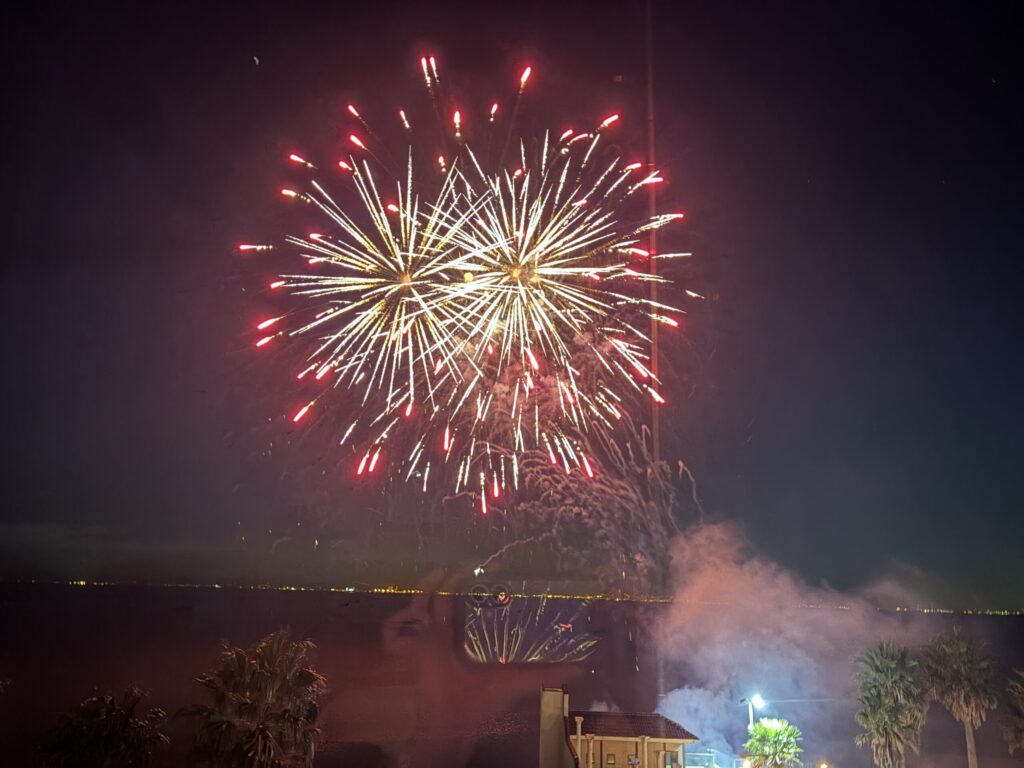 打ち上げ花火です。