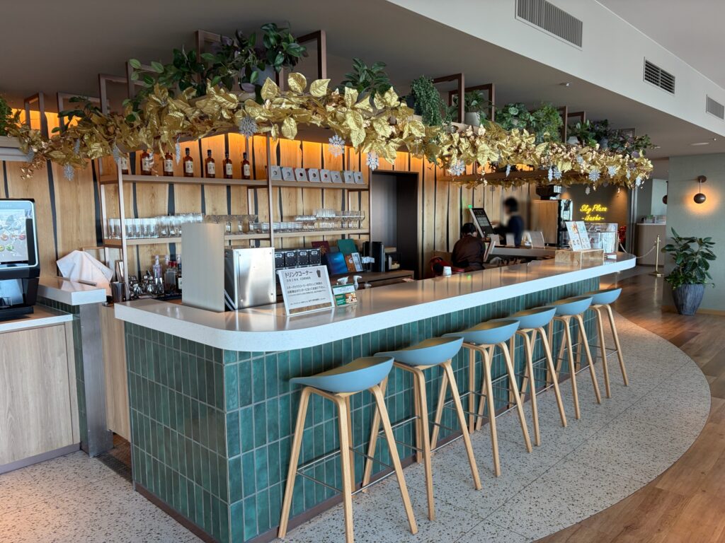 IBASHOのラウンジスペースです。