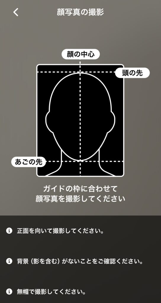 写真のガイドラインです。