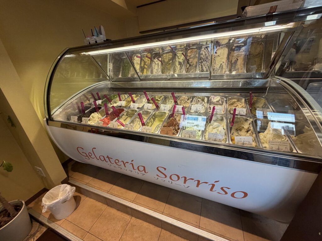 ソッリーゾ・デル・オルソのジェラートです。
