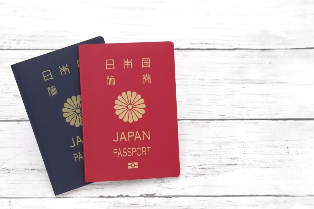 パスポートの写真です。