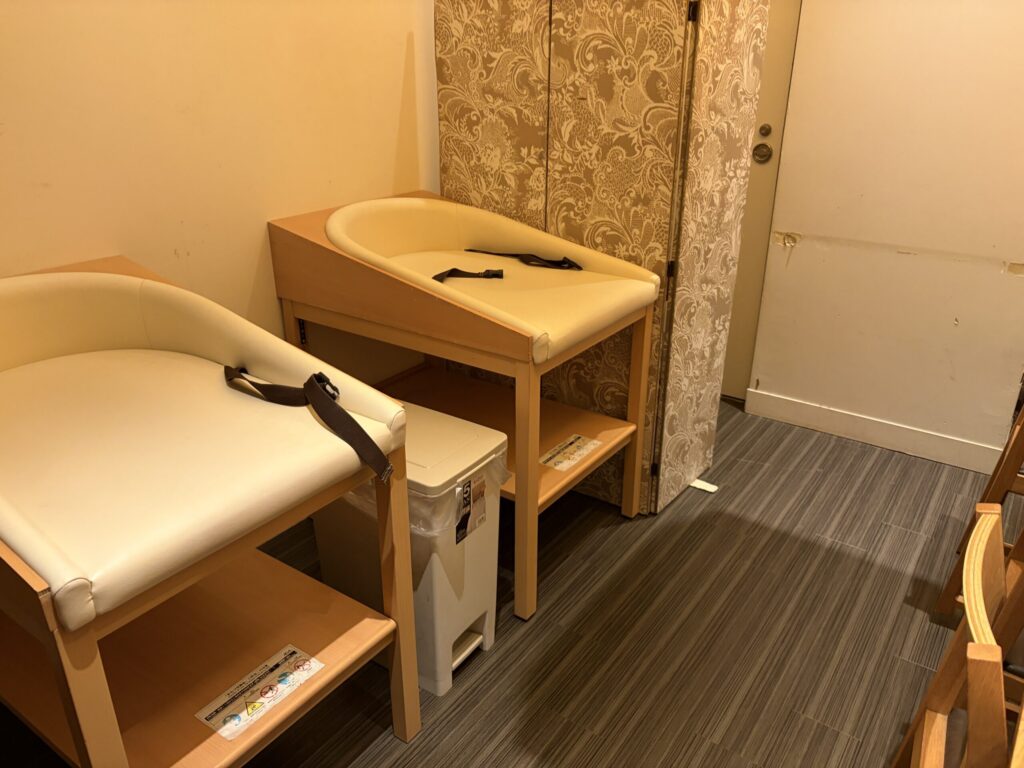 オムツ替えスペースの写真です。