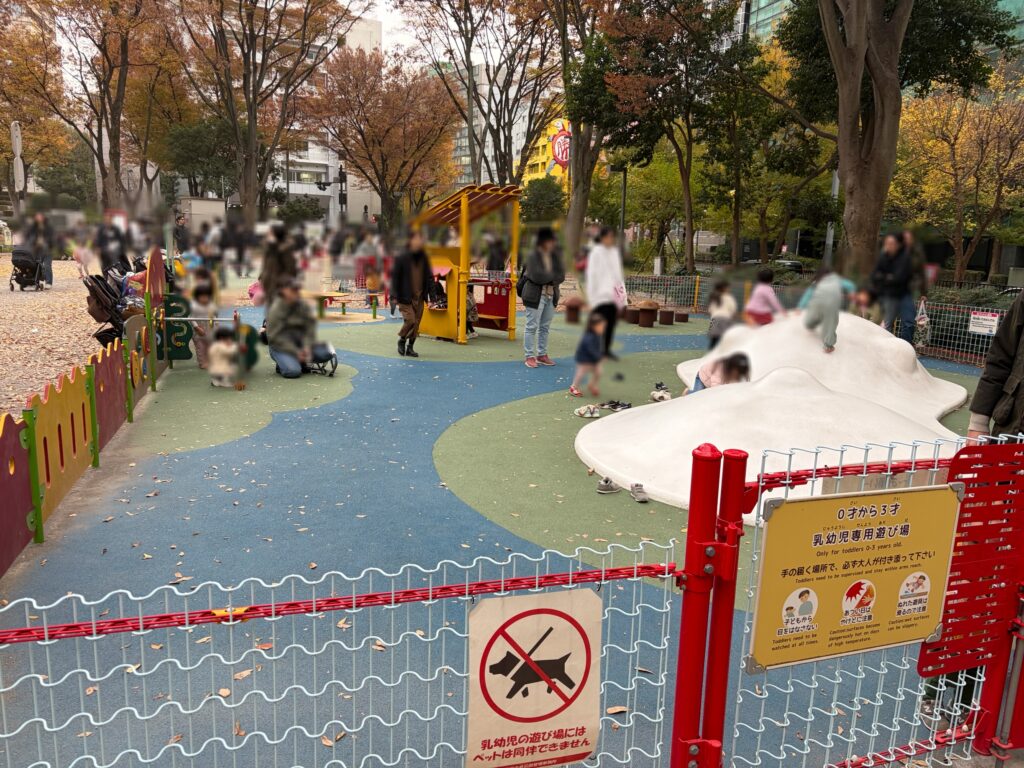 乳幼児専用エリアの写真です。