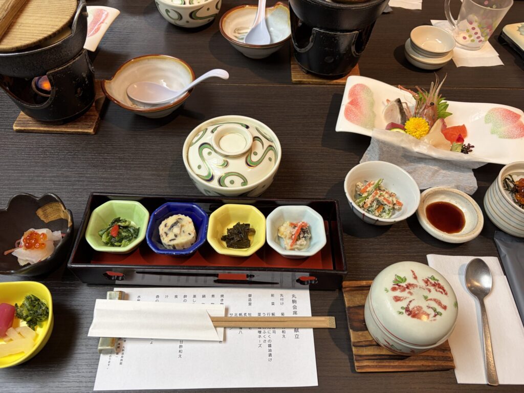 丸駒会席の写真です。