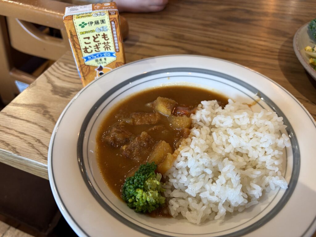 キッズメニューのカレーです。