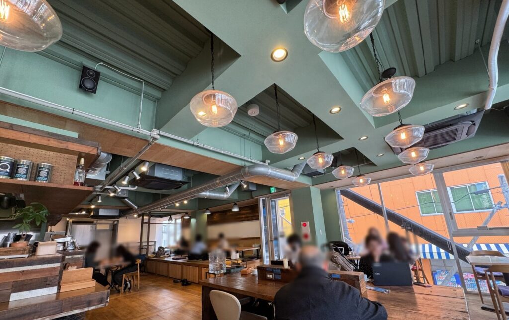 EN CAFEの店内です。