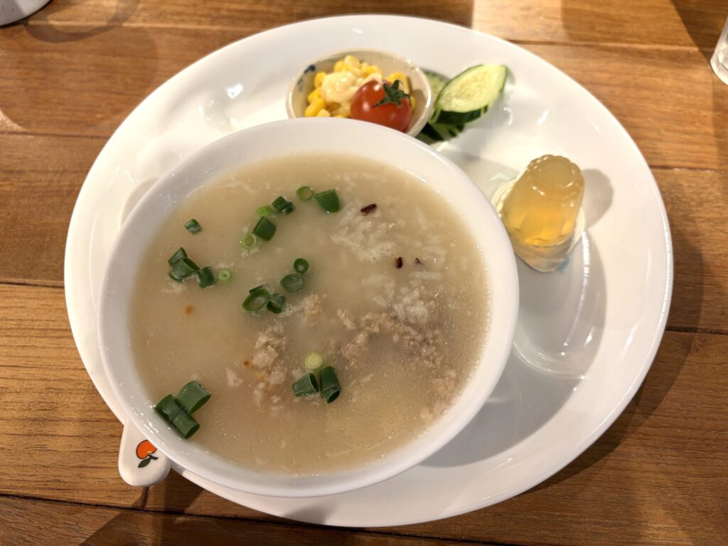 スープごはんセットです。