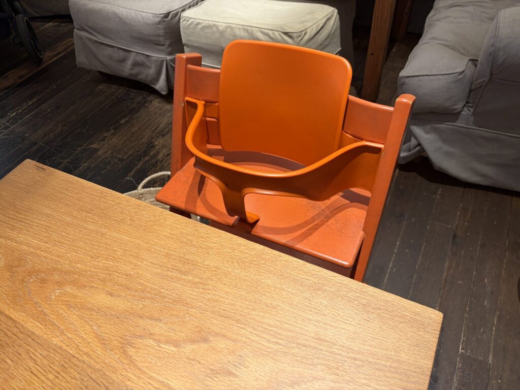 ベビーチェアの写真です。