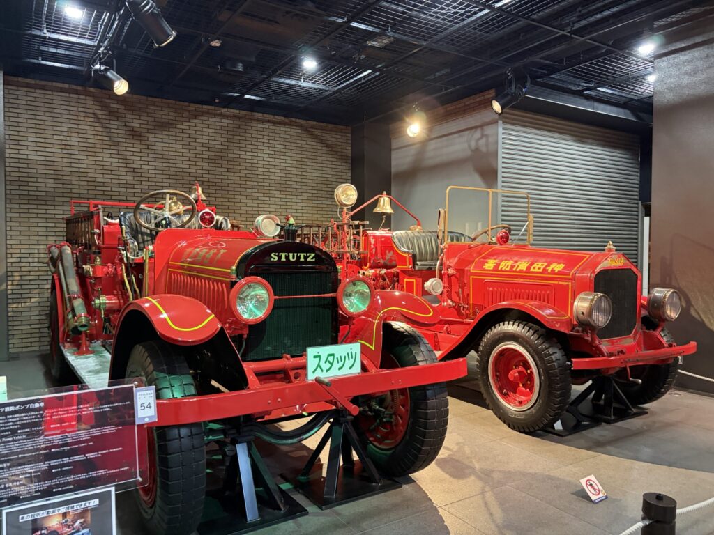消防博物館地下1階の展示です。