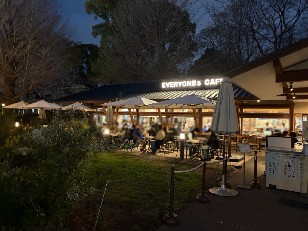 テラス席の写真です。