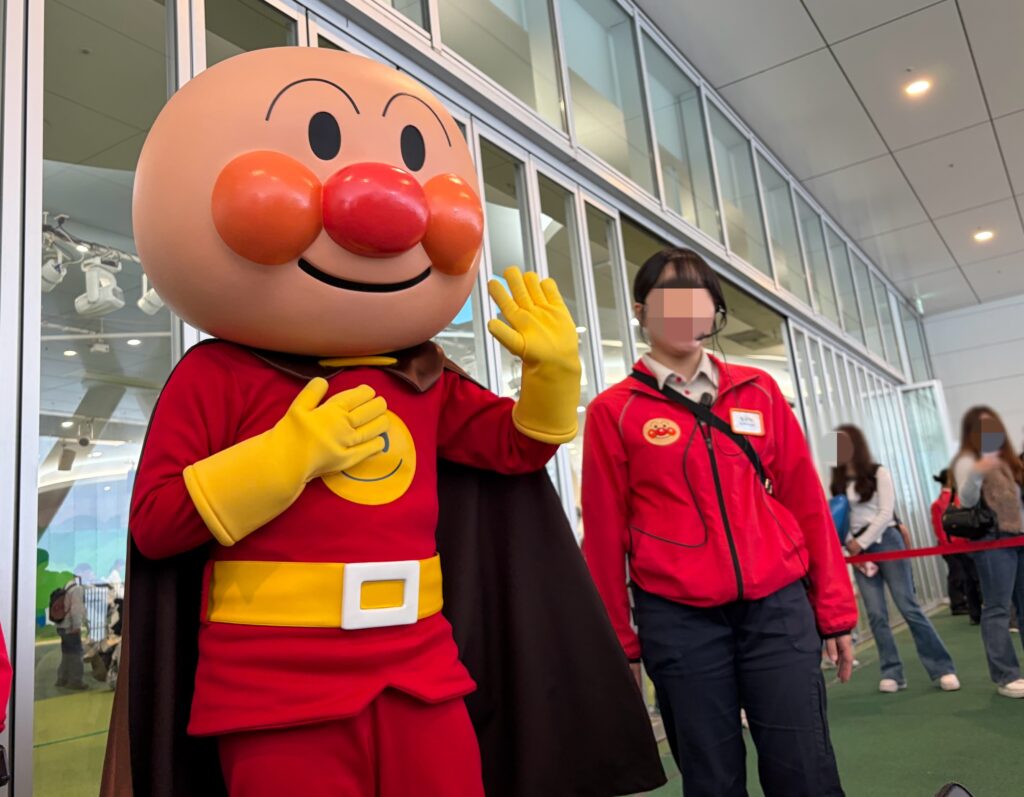 アンパンマンのキャラクターグリーティングです。