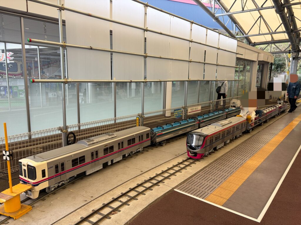 ミニ電車の写真です。