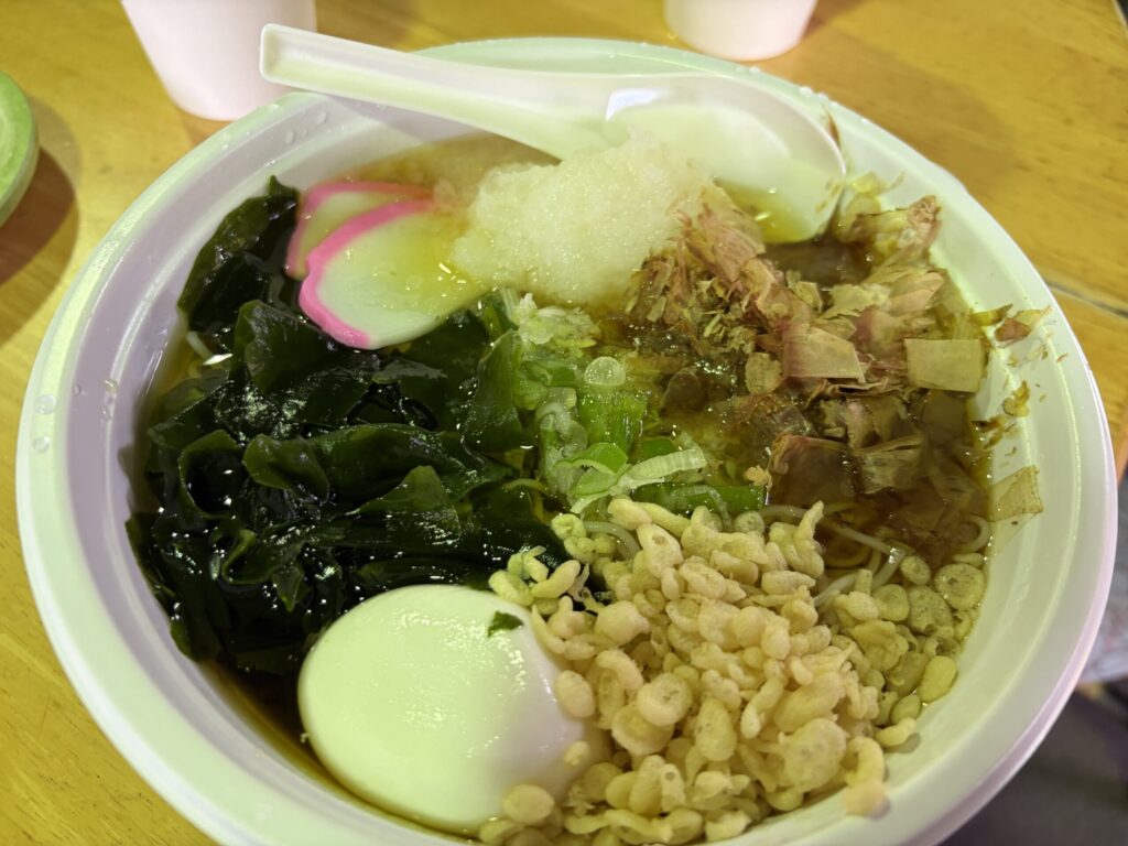 軽井沢おもちゃ王国の売店メニューです。