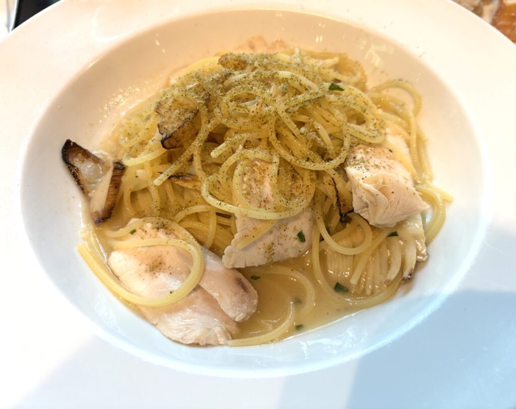 ベーカリー＆レストラン沢村のパスタです。