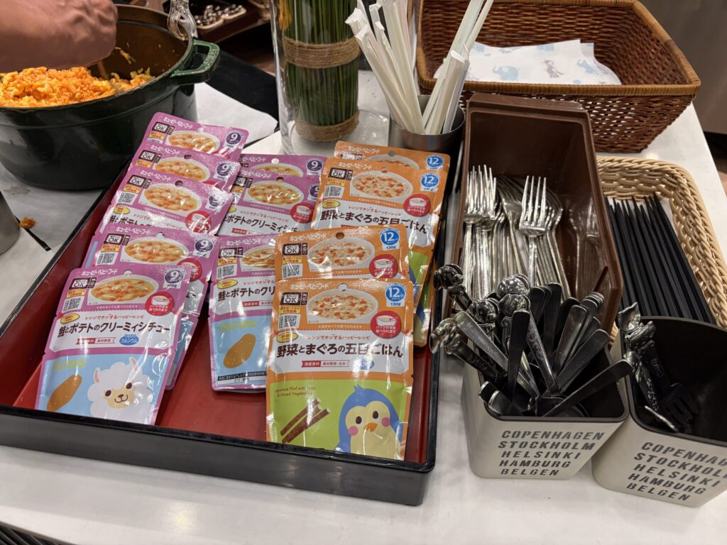 軽井沢1130のビュッフェの子どもコーナーです。