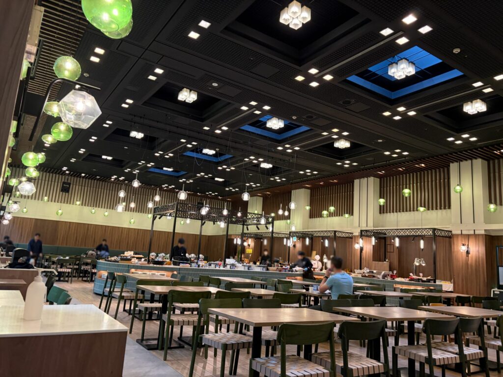 軽井沢1130のビュッフェスペースです。