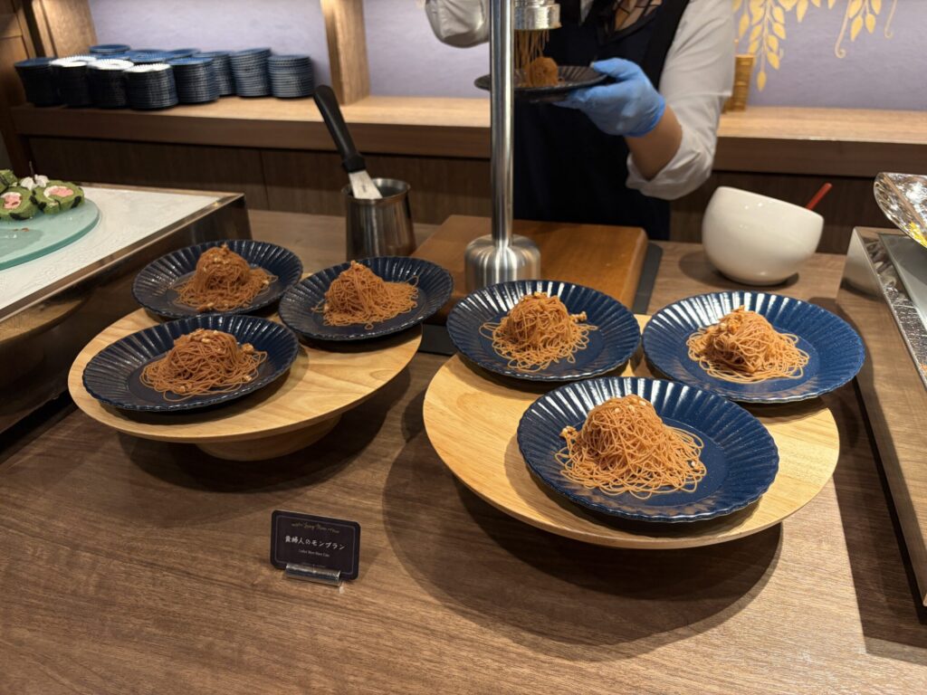 TAOYA秋保の貴婦人のモンブランです。