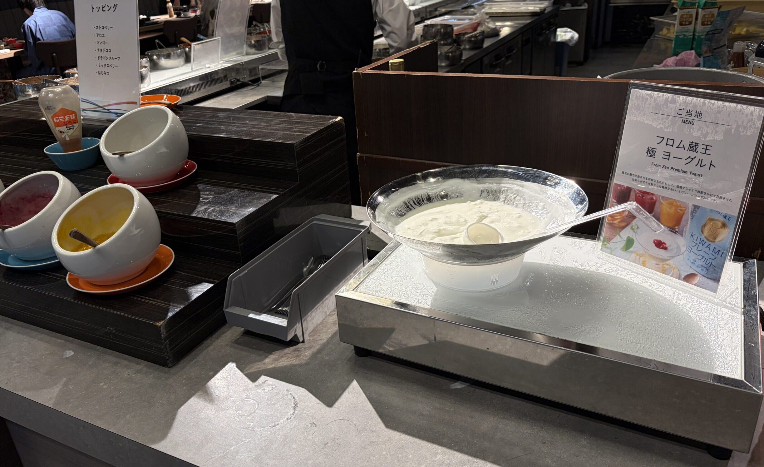 TAOYA秋保の朝食ビュッフェです。