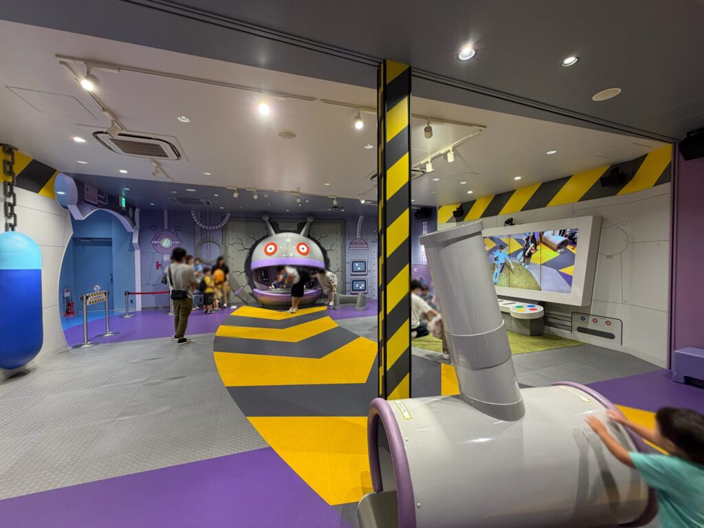 仙台アンパンマンミュージアムのバイキンひみつきちです。