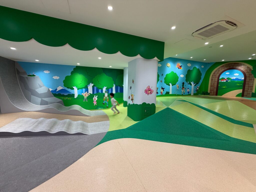 仙台アンパンマンミュージアムのSLマンひろばです。