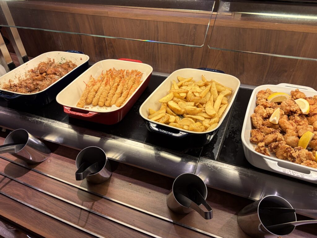 TAOYA日光霧降の夕食ビュッフェです。