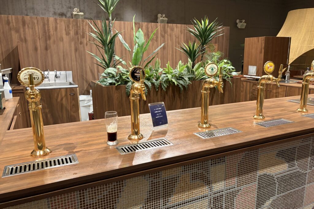 TAOYA日光霧降の夕食ビュッフェのアルコールです。