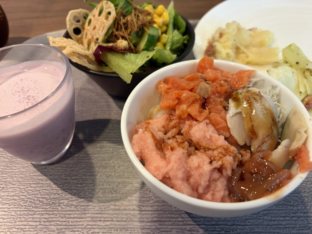 TAOYA日光霧降の朝食ビュッフェです。
