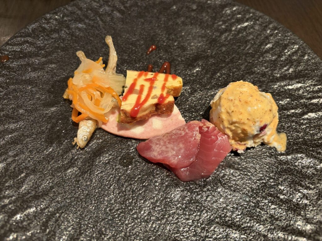 THE DOMEの前菜盛り合わせです。